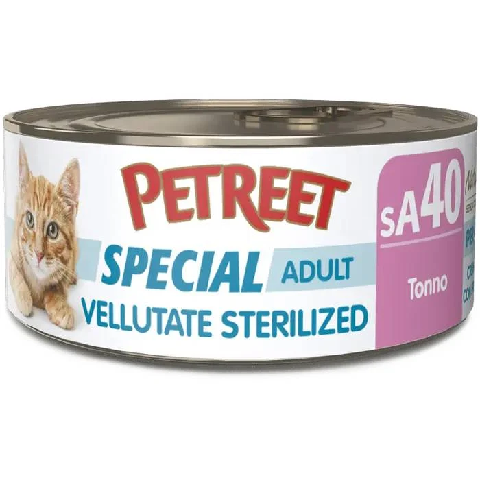 Petreet Vellutate Sterilized Tonno - Umido Bilanciato Gatti - 70 g