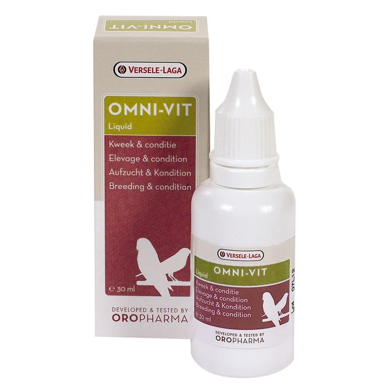 Versele-Laga Oropharma Omni-Vit - Complesso Vitaminico per Uccelli - 30 ml