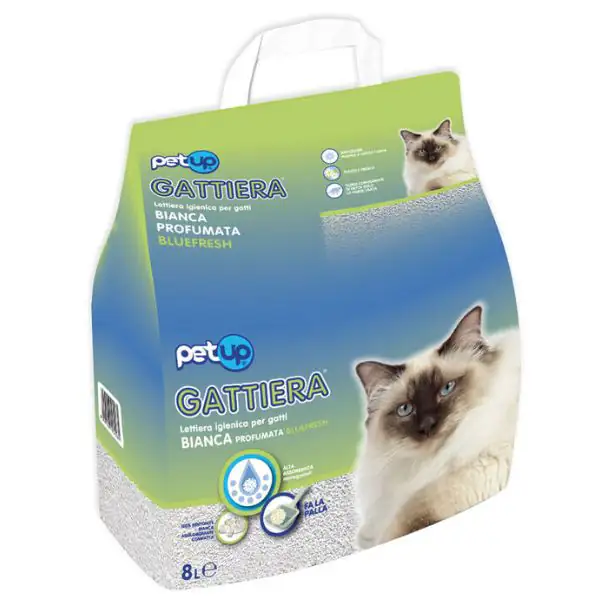 Lettiera igienica agglomerante profumata Bluefresh PetUp