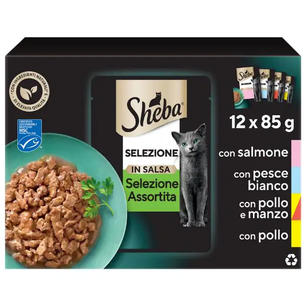 Sheba Selezione in salsa Multipack 12x85 gr