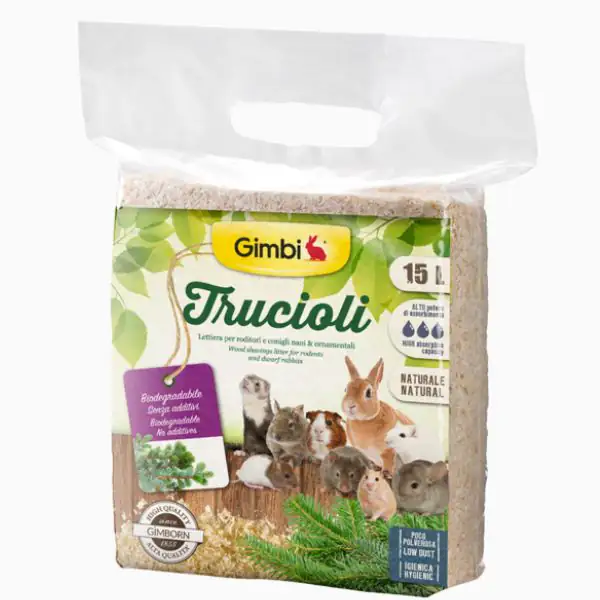 Gimbi Trucioli lettiera igienica naturale
