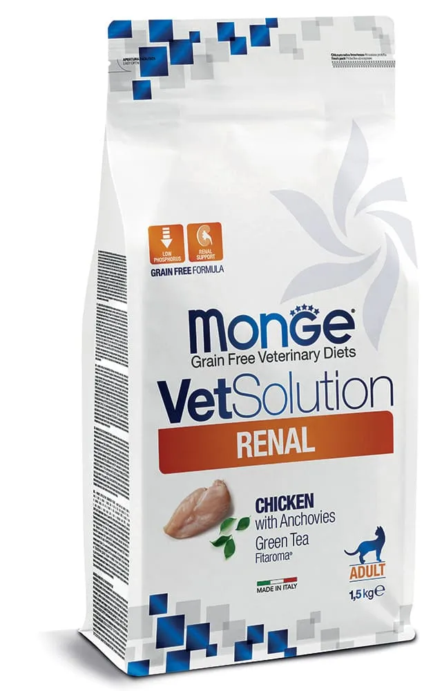 Monge Feline VetSolution Renal - Crocchette Gatti, 1,5 kg