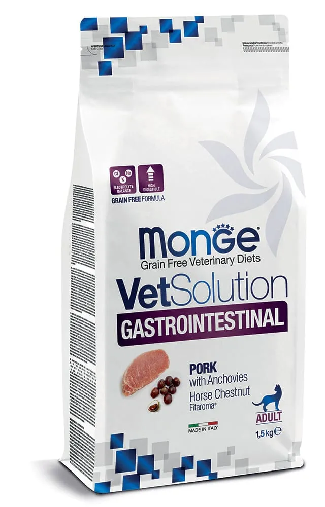 Monge Feline VetSolution Gastrointestinal - Crocchette Gatti, 1,5 kg