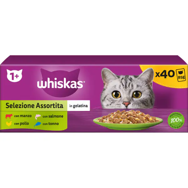 Whiskas Selezione assortita Multipack 40x85 gr