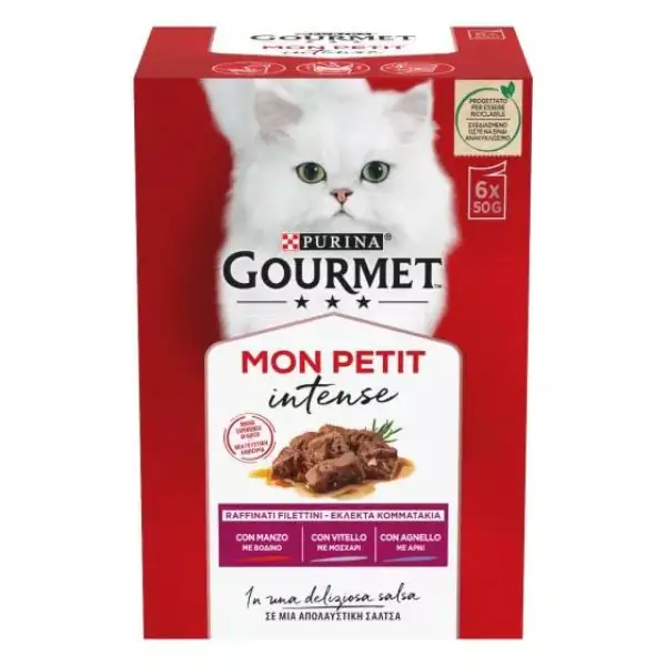 Purina Gourmet Mon Petite Intense multipack 6 x 50 g