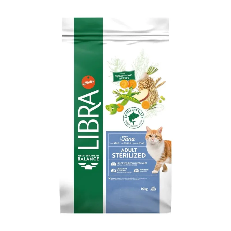 Libra Gatto Sterilizzato al Tonno - Crocchette, 10 kg