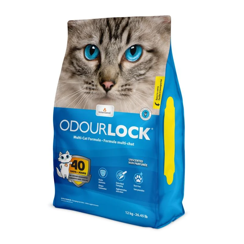 Intersand OdourLock Lettiera Gatti Agglomerante Premium - 12 kg