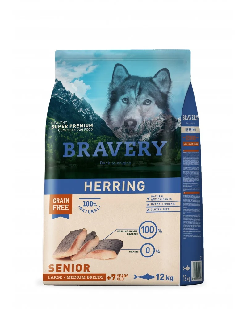 BRAVERY CANE SENIOR MEDIUM&LARGE ARINGA 12 KG