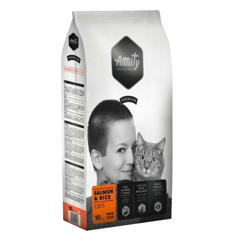 AMITY GATTO PREMIUM ADULTO SALMONE 10 KG