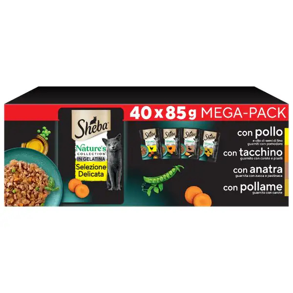 Sheba Nature's Collection in Gelatina Multipack 40x85 gr