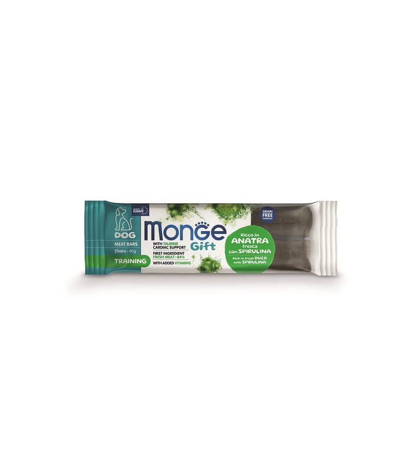 Monge Gift Barrette Training Anatra e Spirulina - 40g