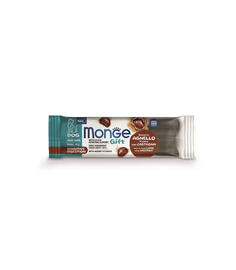 Monge Gift Barrette Sensitive Digestion Agnello e Castagna - 40g