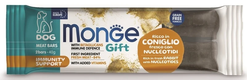 Monge Gift 3 Stick Immunity Support Coniglio e Nucleotidi - 45g