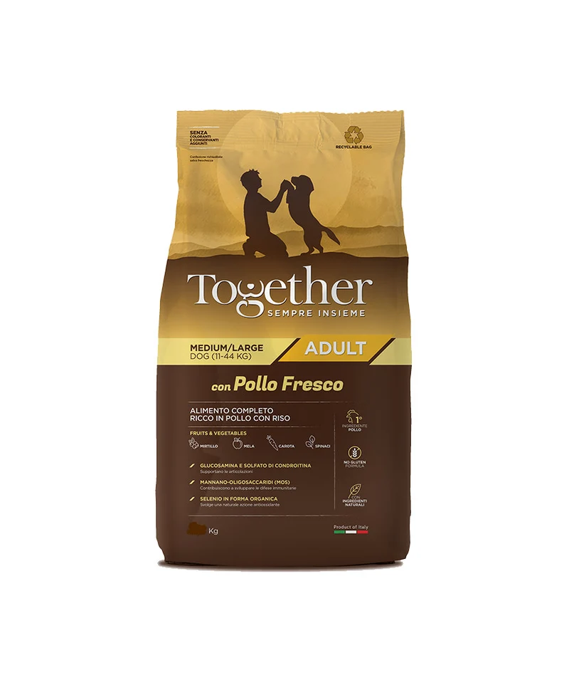 Together Crocchette Cani Adult Fresh Medium/Large Pollo - 12 kg
