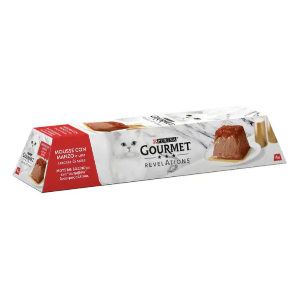 Purina Gourmet Revelations Mousse in salsa Multipack 4x57gr