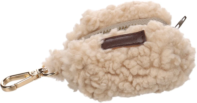 FLAMINGO CANE PORTA SACCHETTI IGIENICI "POOKIE" CON ROTOLO 8,5X5X14 CM BEIGE