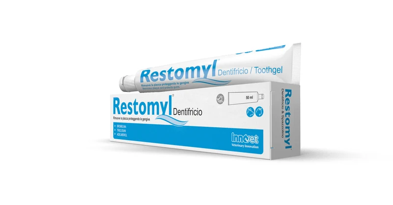 Restomyl Dentifricio Gel Antiplacca Cani e Gatti 50 ml