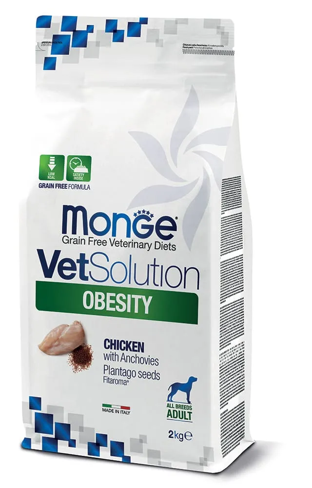 Monge VetSolution Canine Obesity - Crocchette Dietetiche Obesità - 2 kg