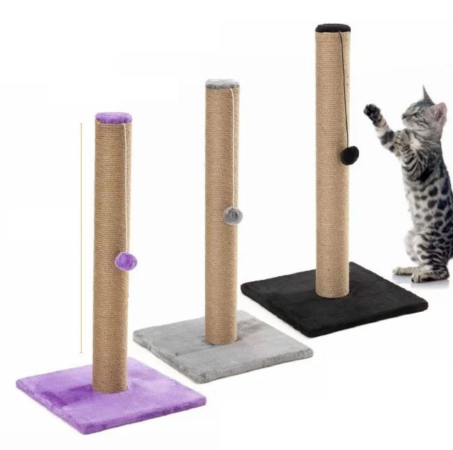 LEO PET GATTO TIRAGRAFFI "ORLANDO" 40x40x80 CM NERO