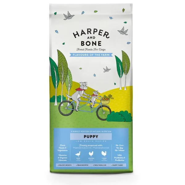 Harper & Bone Puppy Flavours of the Farm - Crocchette per Cuccioli - 2 kg
