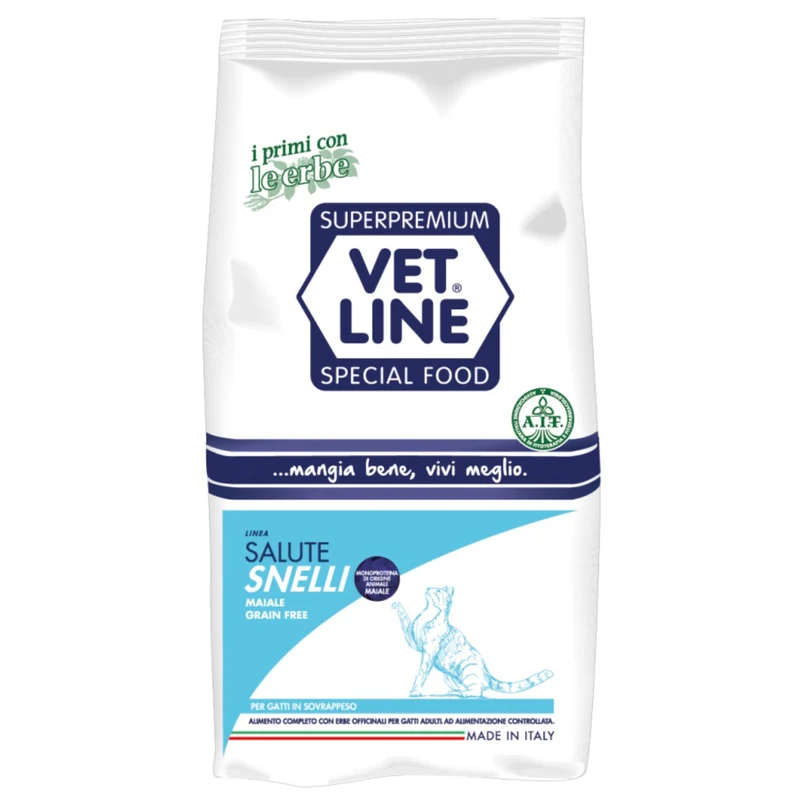 Vet Line Salute Snelli Adult - Crocchette Dietetiche Controllo Peso - 3 kg