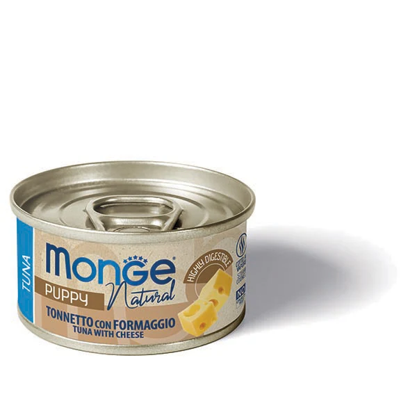 Monge Cane Natural Lattina Puppy Tonnetto & Formaggio 95 g