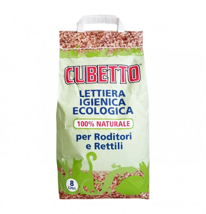 Versele-Laga Cubetto Wood - Lettiera Universale in Legno Pressato - 5 kg