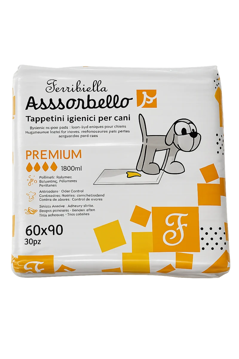 Tappetini Igienici Assorbello Premium con Polimeri 60x90 cm - 30 pezzi