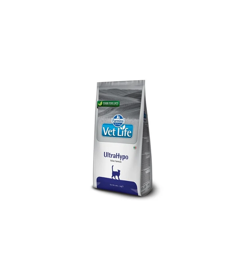 Farmina Vet Life Gatto UltraHypo per Allergie - 2 kg