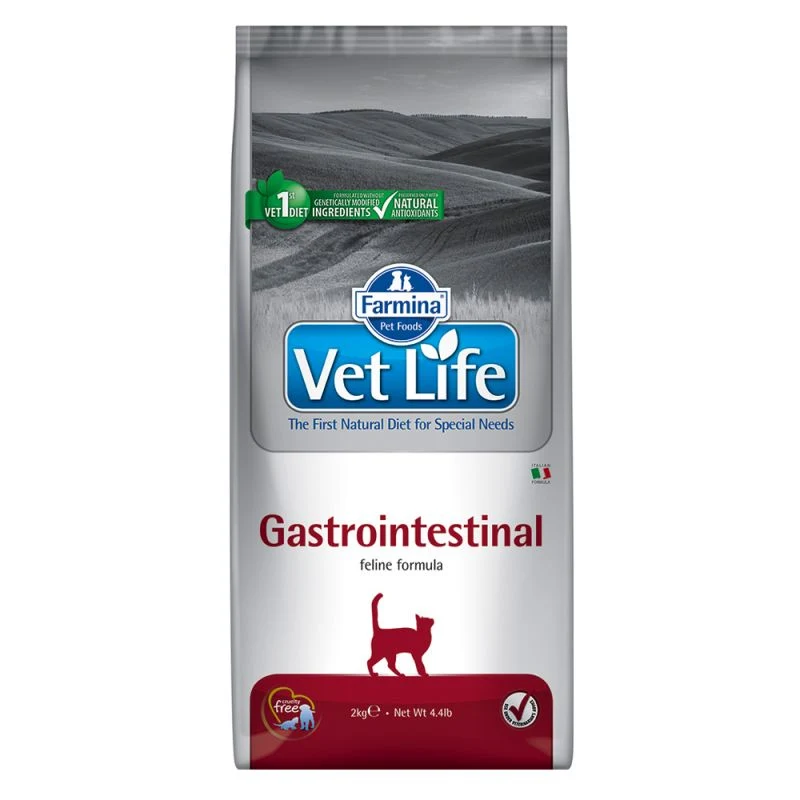 Farmina Vet Life Gatto Gastrointestinal per Digestione - 2 kg