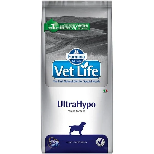 Farmina Vet Life Dog UltraHypo per Allergie Gravi - 12 kg