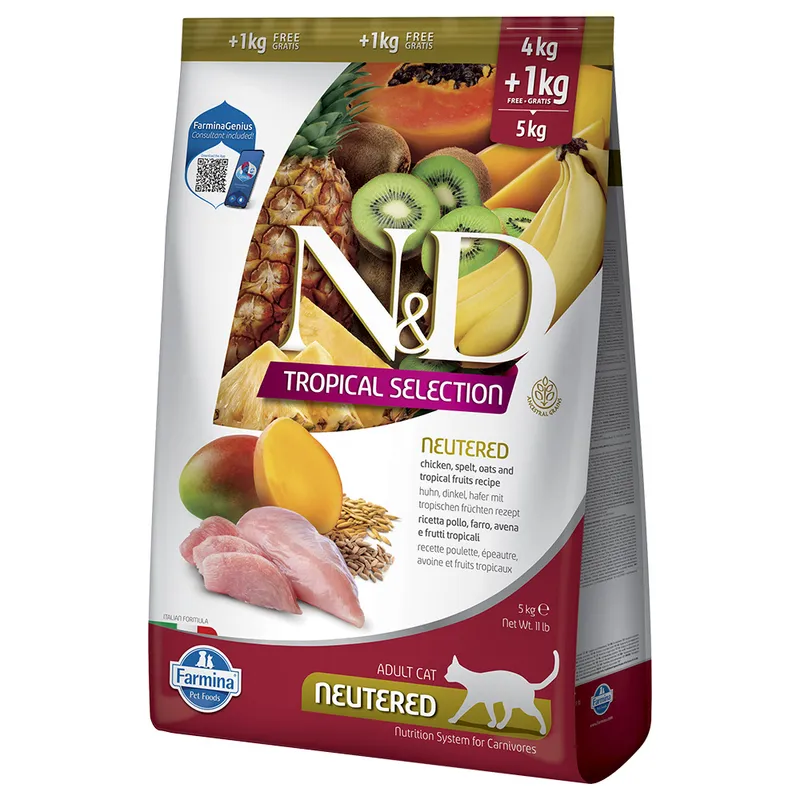 Farmina N&D Tropical Selection Gatto Neutered Pollo - 5 kg