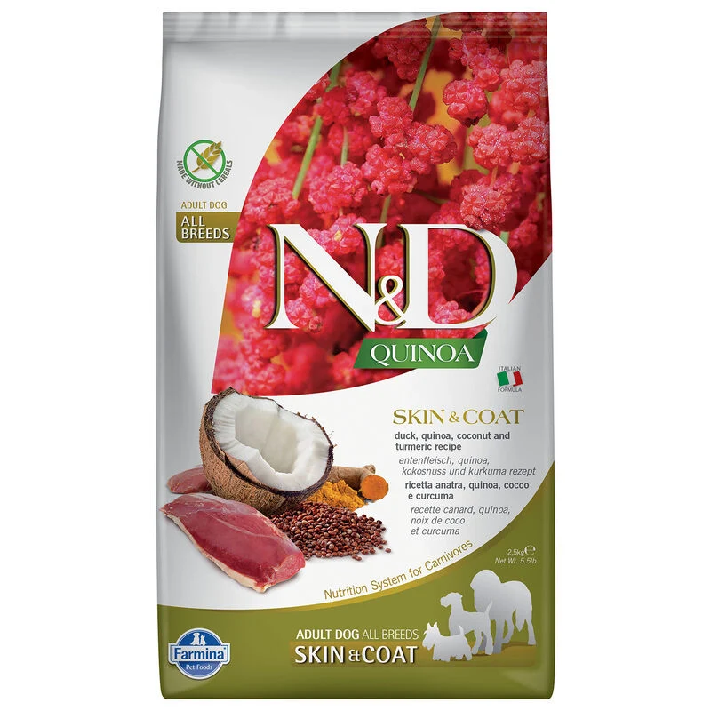 Farmina N&D Quinoa Dog Adult All Breeds Skin & Coat Anatra - 7 kg