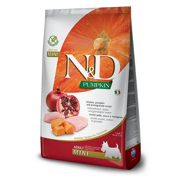 Farmina N&D Pumpkin Dog Adult Mini Pollo e Melograno - 800g