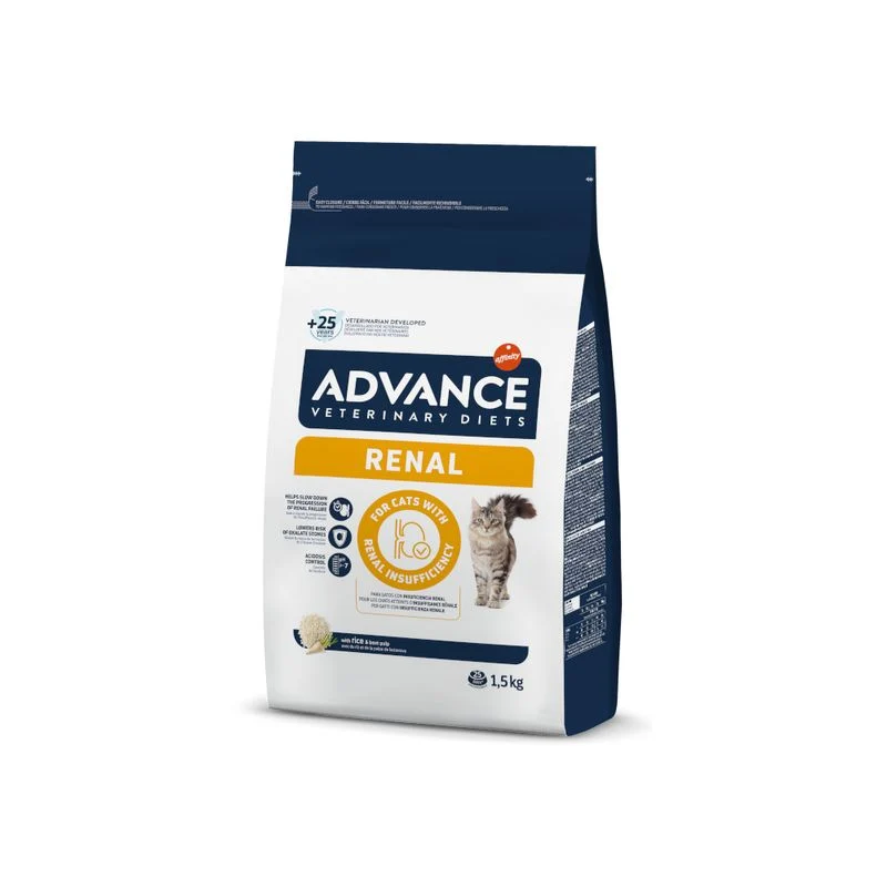 Advance Gatto Renal - Crocchette Veterinarie per Insufficienza Renale - 1,5 kg