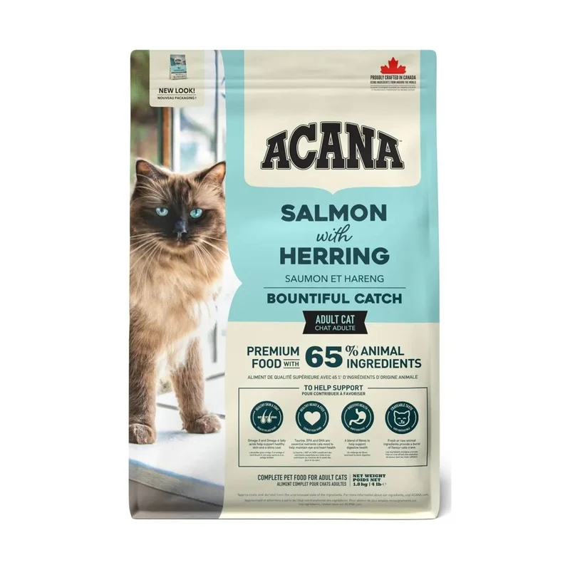 Acana Cat Bountiful Catch Pesce - Crocchette per Gatti, 1,8 kg