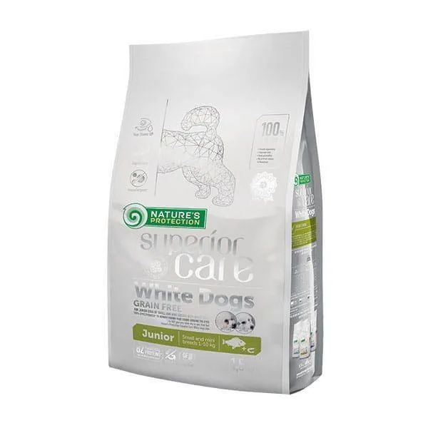 Nature's Protection Superior Care White Dog Junior Pesce Bianco Small - 1,5 kg