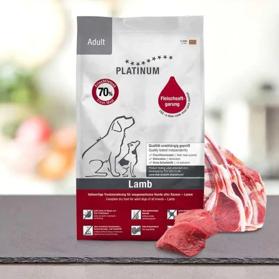 Platinum Adult Agnello e Riso - Crocchette Semi-Umide, 5 kg