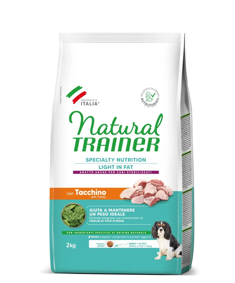 Natural Trainer Adult Small/Toy Light in Fat Tacchino - 2 kg