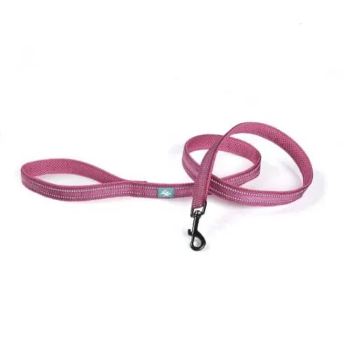 Guinzaglio a Strangolo Leopet in Corda - Verde/Rosa - 200 cm