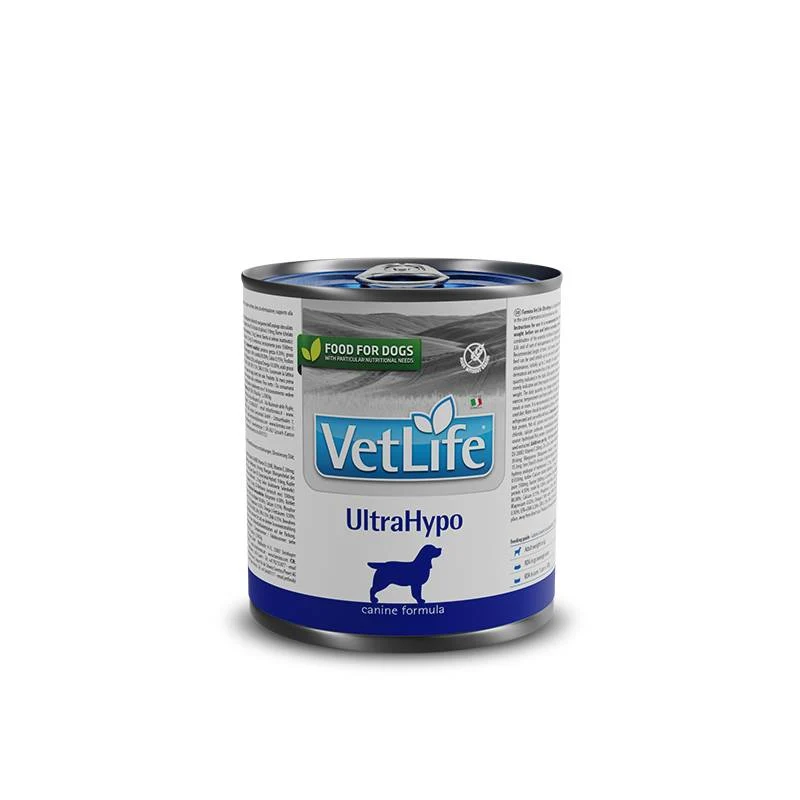 Farmina Vet Life Dog UltraHypo per Allergie Alimentari - Cibo Umido Cani, 300g