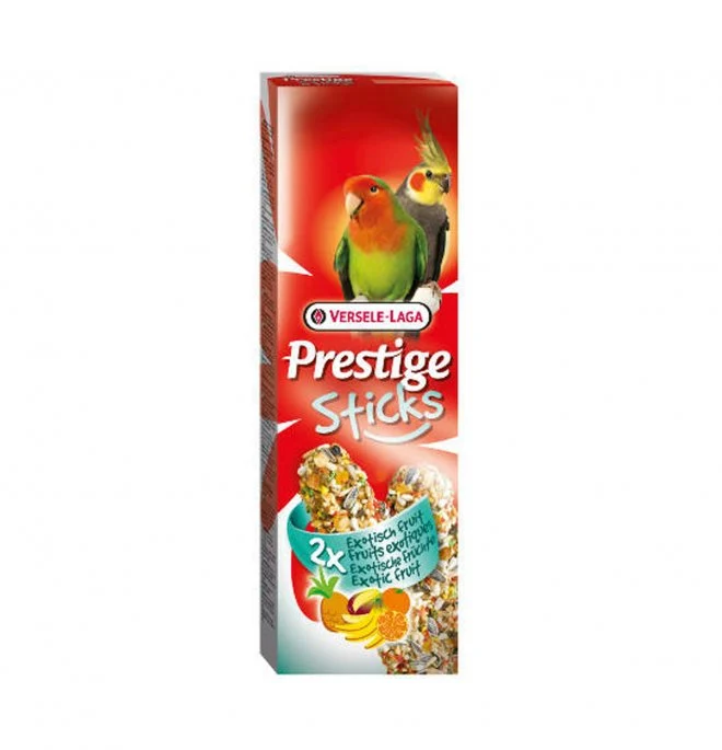 Versele-Laga Prestige Sticks Parrocchetti Frutta Tropicale - 2 pz - 140 g