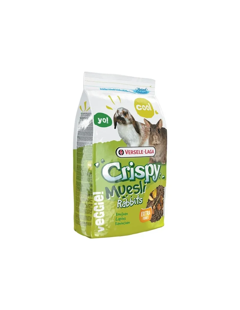 Versele-Laga Crispy Muesli Coniglietti - Mix Completo di Cereali - 1 kg