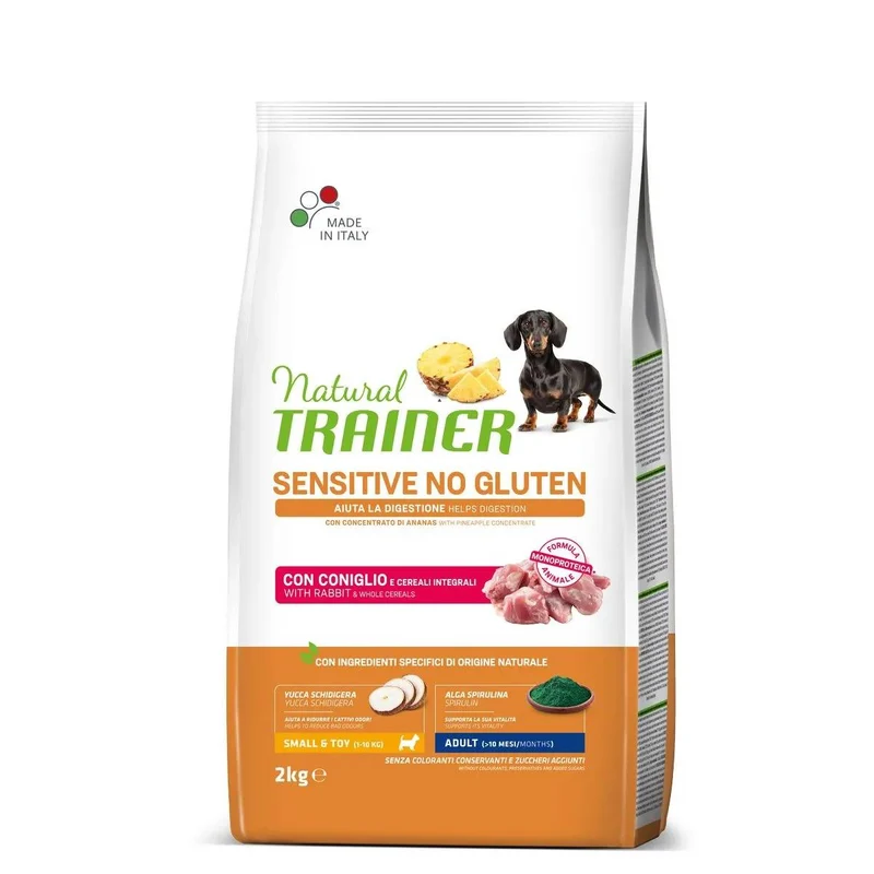 Natural Trainer Sensitive No Gluten Adult Mini con Coniglio - 2 kg