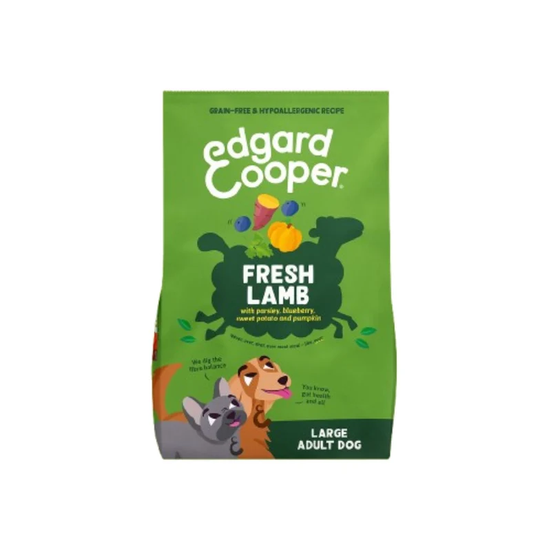 Edgard & Cooper Adult Agnello Fresco del Pascolo - Crocchette, 12 kg