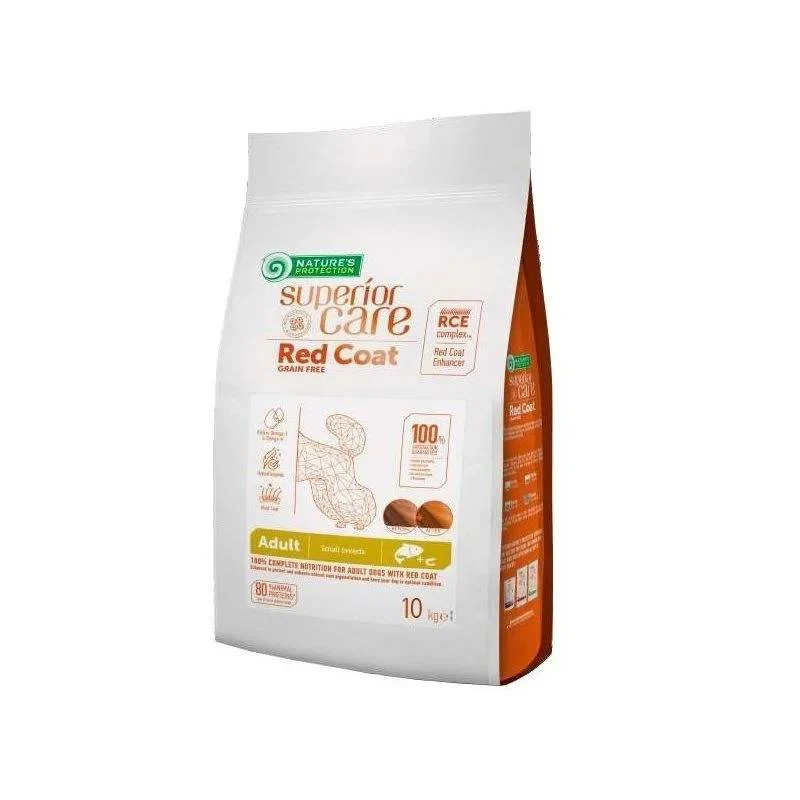 Nature's Protection Superior Care Red Coat Dog Grain-Free Salmone Small - 10 kg