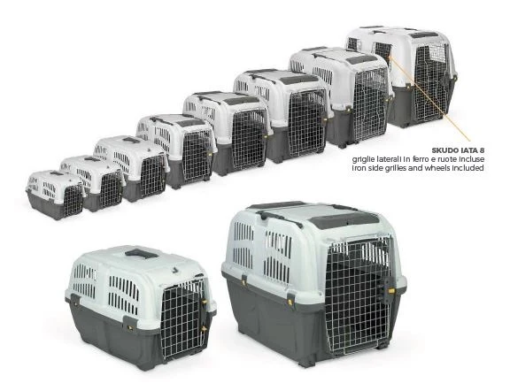LEO PET TRASPORTINO "SKUDO 3" OMOLOGATO IATA 60x40x39 CM
