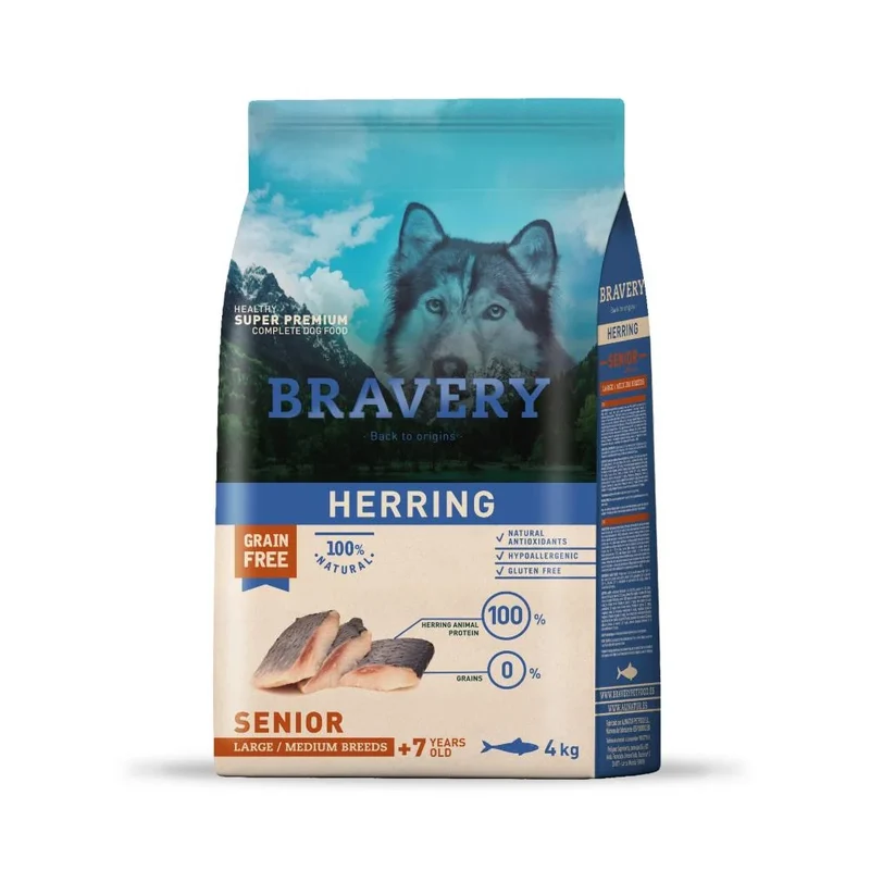 BRAVERY CANE SENIOR MEDIUM&LARGE ARINGA 4 KG