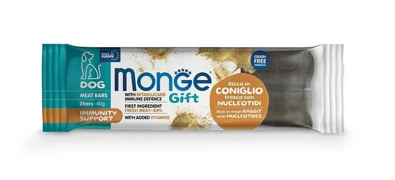 Monge Gift Barrette Immunity Support Coniglio e Nucleotidi - 40g