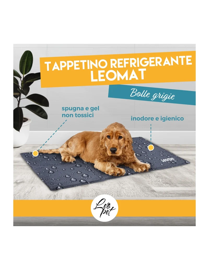 LeoMat Tappetino Refrigerante per Cani L - 90x50 cm